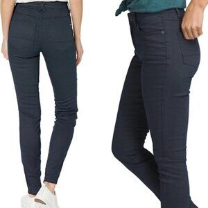 Prana Oday High Rise Skinny Jean Hiking Pants Sz 2/26 Tall Blue #13i